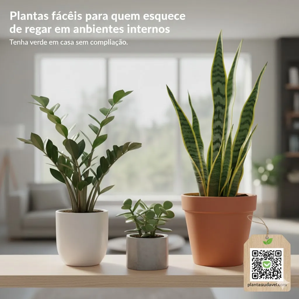 Plantas Fáceis para Quem Esquece de Regar: Plantas resistentes e fáceis de cuidar ideais para quem esquece de regar em casa ou apartamento