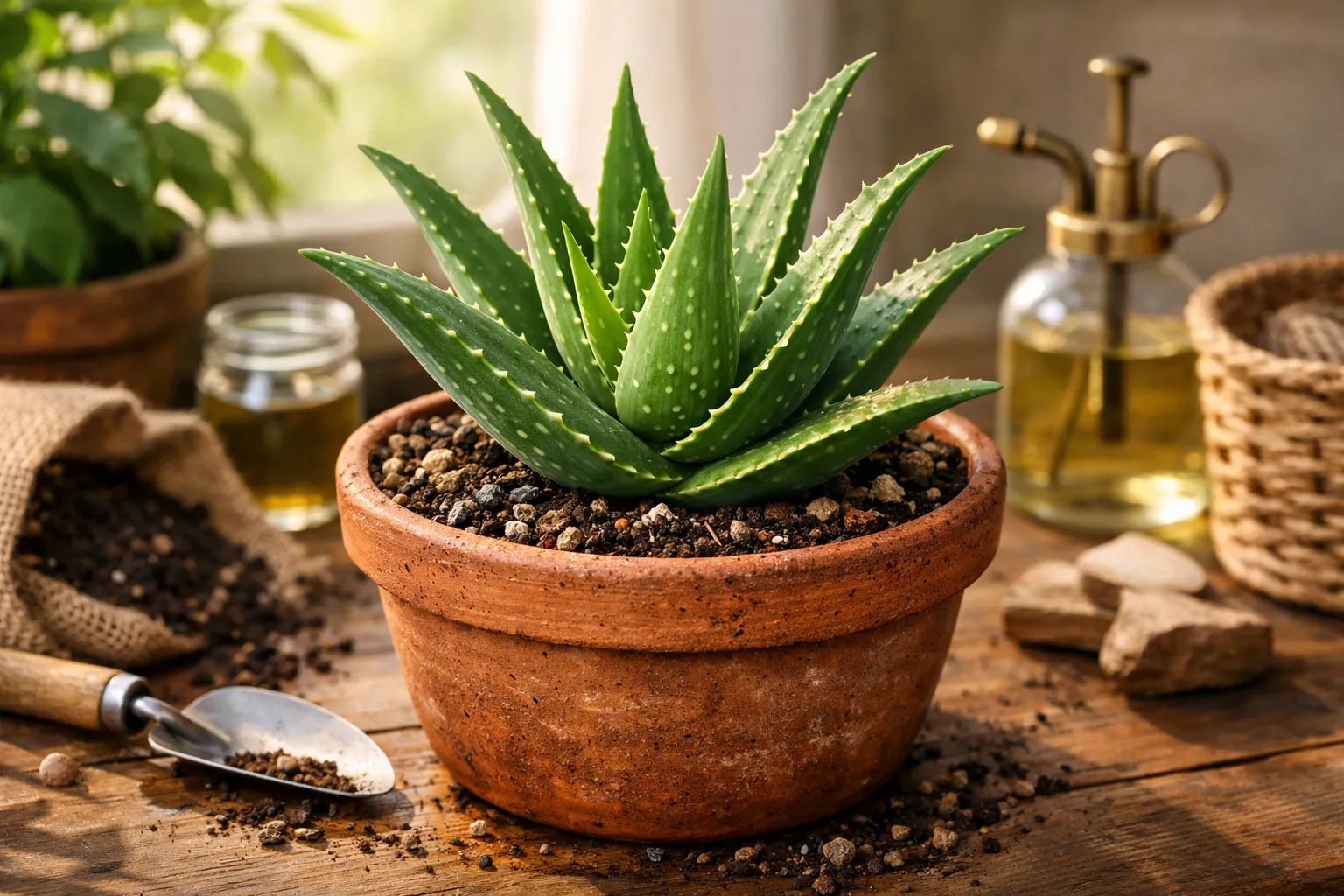 Precisa adubar a Babosa em vaso corretamente