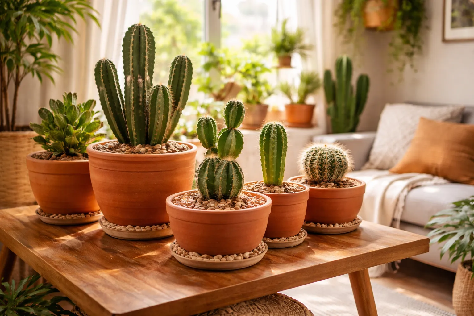 Qual o melhor vaso para cactos em ambiente doméstico