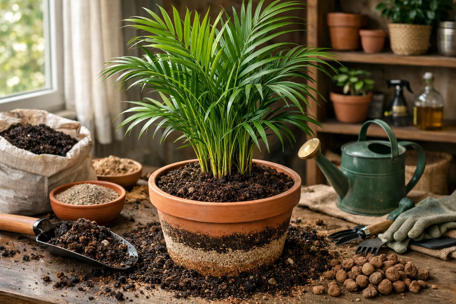 Qual o melhor solo para cultivar Palmeira-Areca em vaso com substrato orgânico
